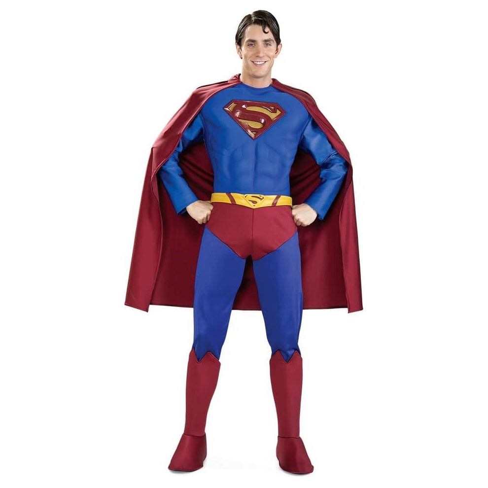 (X-Large) Deluxe Superman Adult Costume - 10419