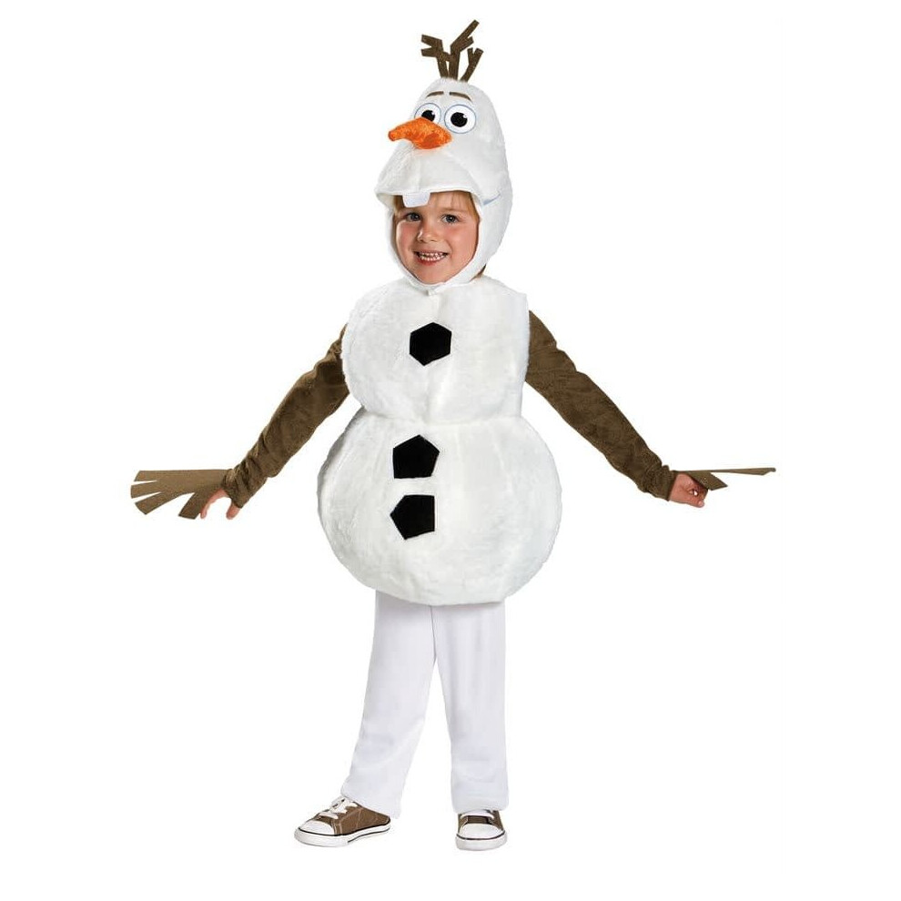 Photos - Fancy Dress  Frozen Olaf Toddler Costume White(3T-4T)