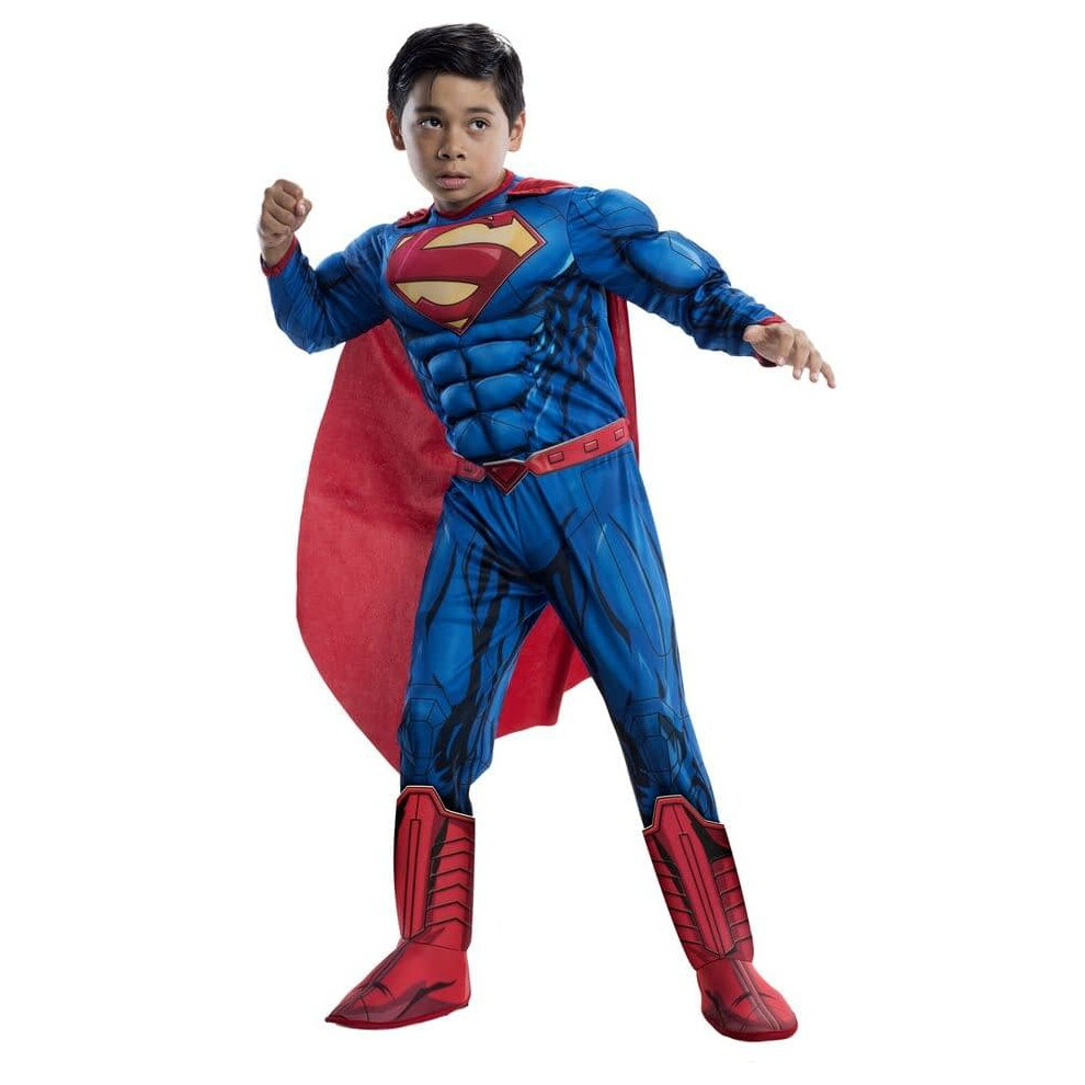 (S (4-6) (3-4 years)) Prestige Superman Child Costume