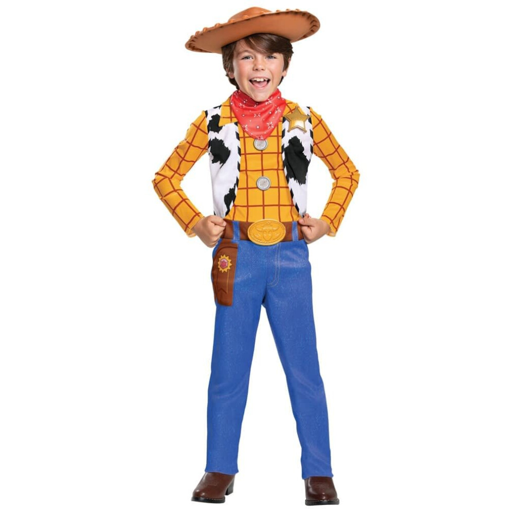 (M (7-8)) Boys Classic Woody Costume - Toy Story