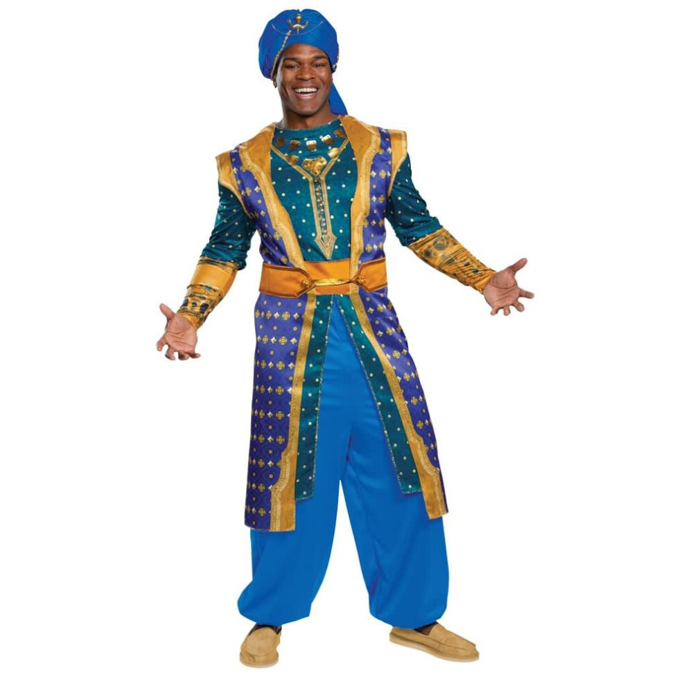 Aladdin (Standard) Adult Genie Costume Multicoloured