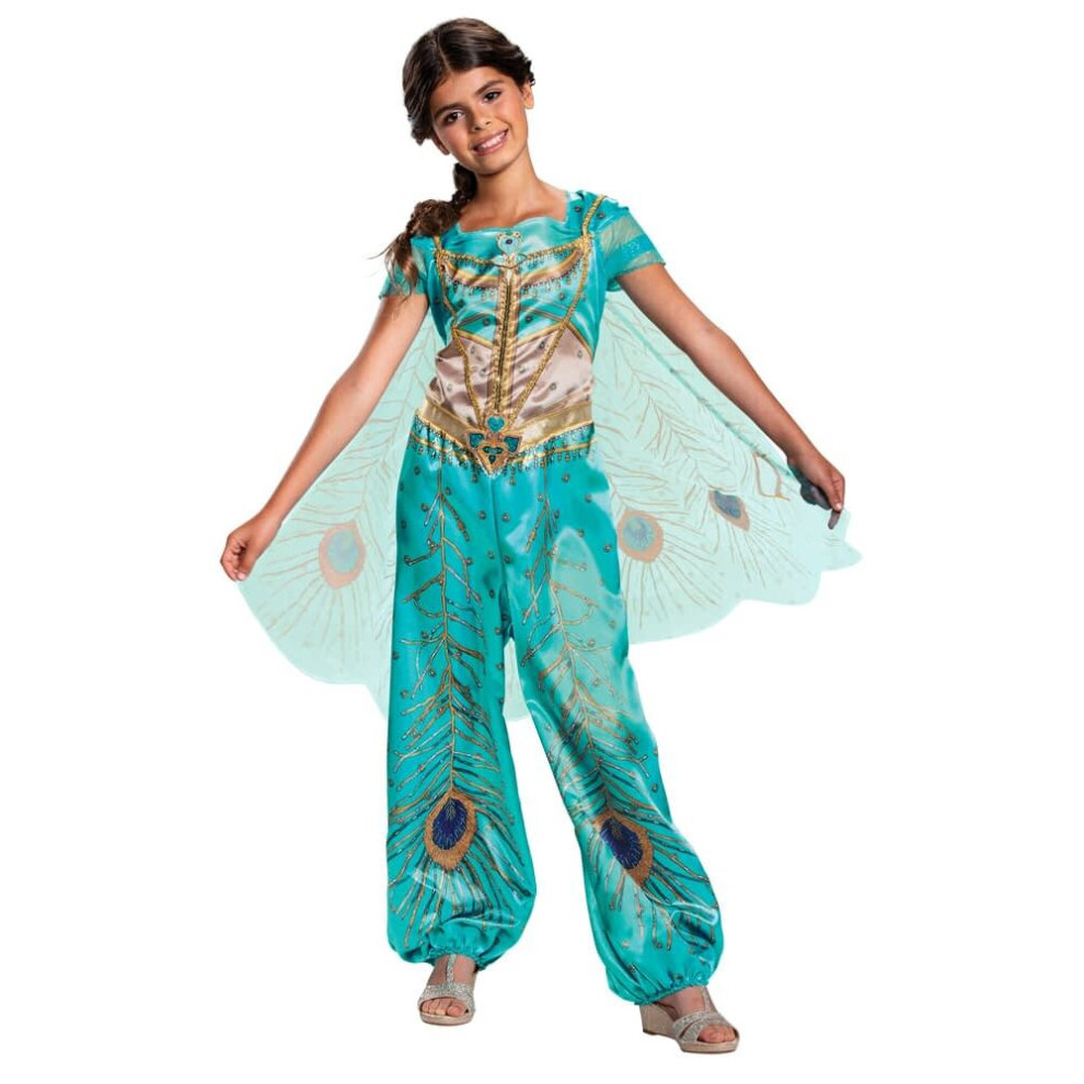 (M (7-8)) Girls Jasmine Costume - Aladdin