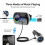 Bluetooth 5.0 Handsfree Car Kits FM Transmitter MP3 Player USB Fast Charger AUX 9