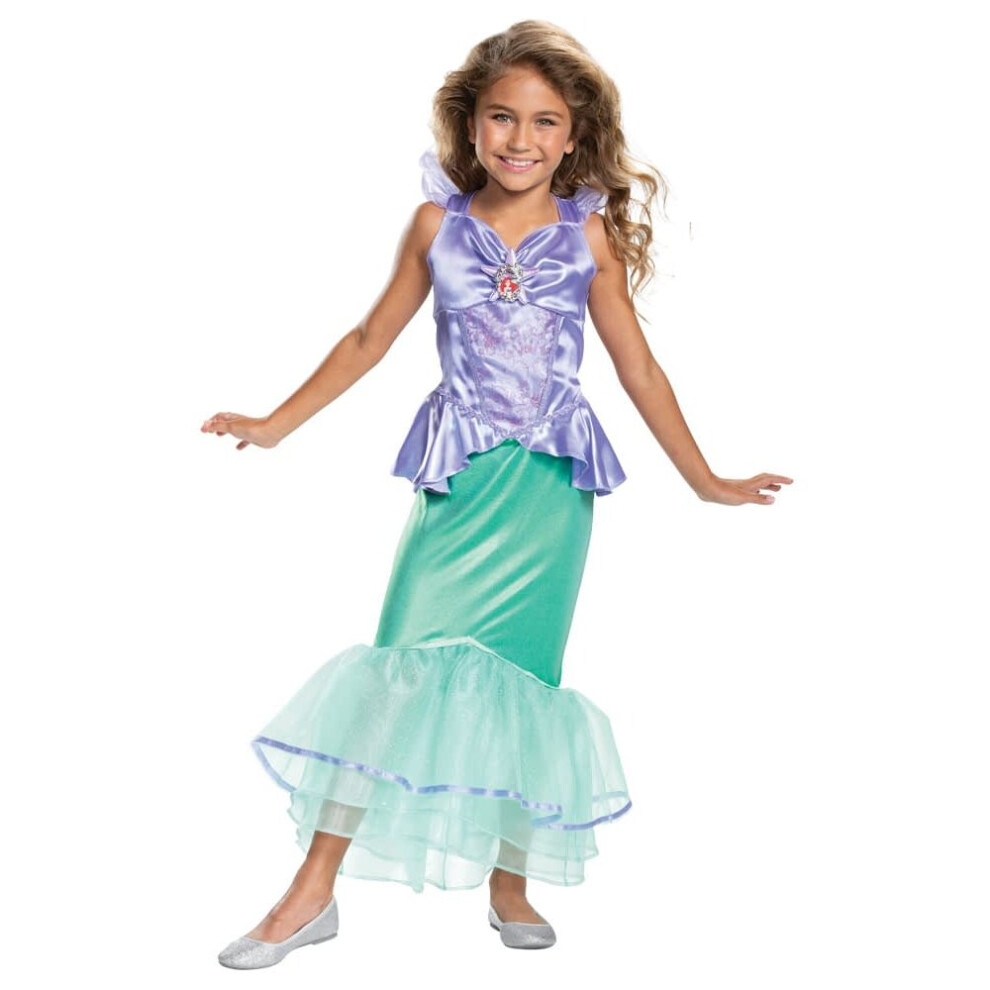 (S (4-6)) Classic Ariel Girls Costume