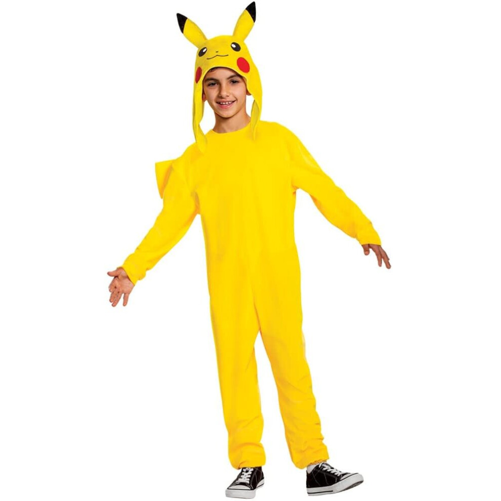 (M (7-8)) Boys Pikachu Deluxe Costume - Pokemon