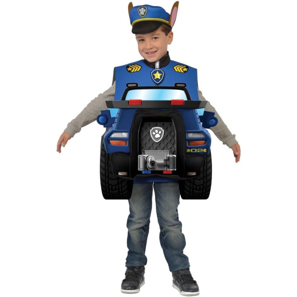 (S (4-6) (3-4 years)) BoyÂs Deluxe PAW Patrol Chase Costume