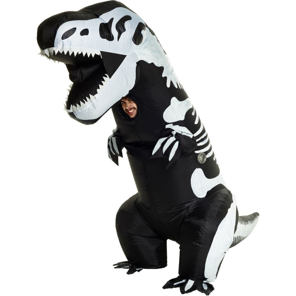 Jurassic World T-Rex Inflatable Adult Costume Black