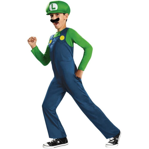 Super Mario Luigi Superbrothers Mario Child Costume