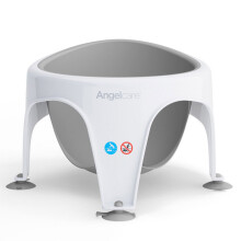 NEW Angelcare soft touch baby bath seat support 0-6months grey splash soft play