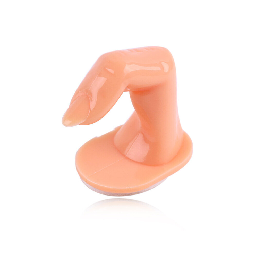 5Pcs False Nail Art Acrylic Practice Training Finger Manicure Display Tips