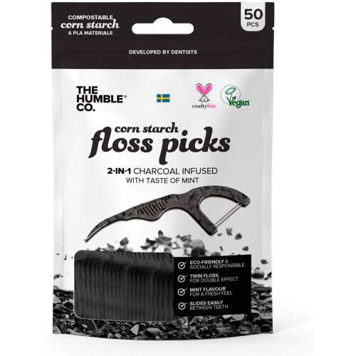 Humble Natural Dental Floss Picks Flossers Dental Floss Sticks on OnBuy