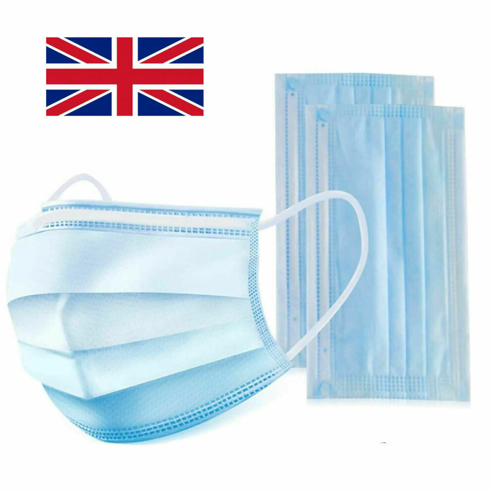 3-Layer Disposable Face Masks Surgical Dustproof Mask Facial Protective 795340870986