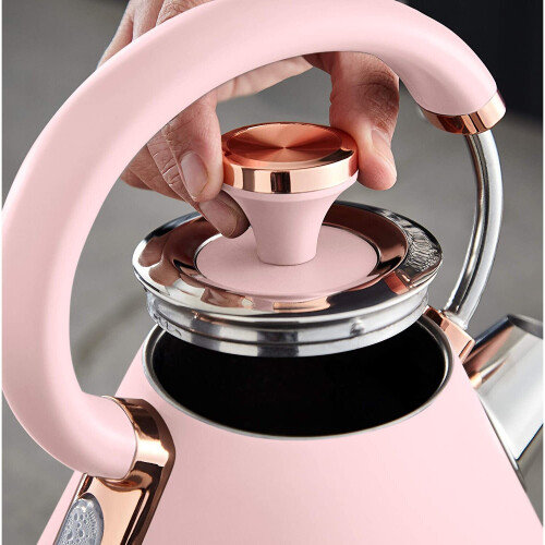 Pyramid Kettle Grey Rose Gold Kettle And Toaster Set Rose Gold
