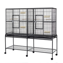 Chinchilla Rat Ferret Large Double Cage 165cm With Stand On Wheels - Elegance