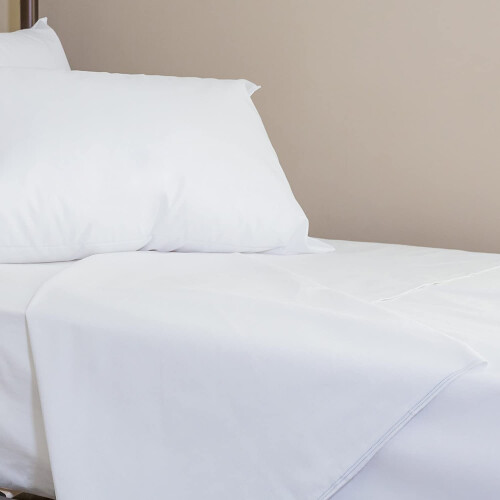 (Sheet - Double) Pure Cotton Hospital Quality Bedding 2