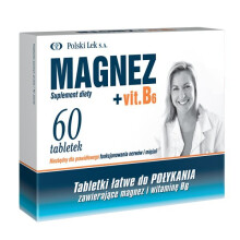 MAGNEZ + vit.B6 Magnesium 60x tablets Magne B6 Cramp Stress Fatigue Vitamin B