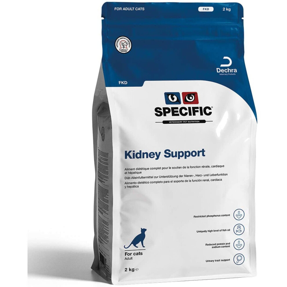 Dechra Specific FKD Feline Kidney Support Dry Cat Food 2kg