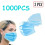 1000 Masques jetables pour le visage à 3 plis – couvre-visage, protection 1