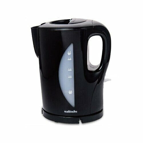 CORDLESS JUG 1.7L KETTLE AND 2 SLICE TOASTER KITCHEN SET BLACK 1