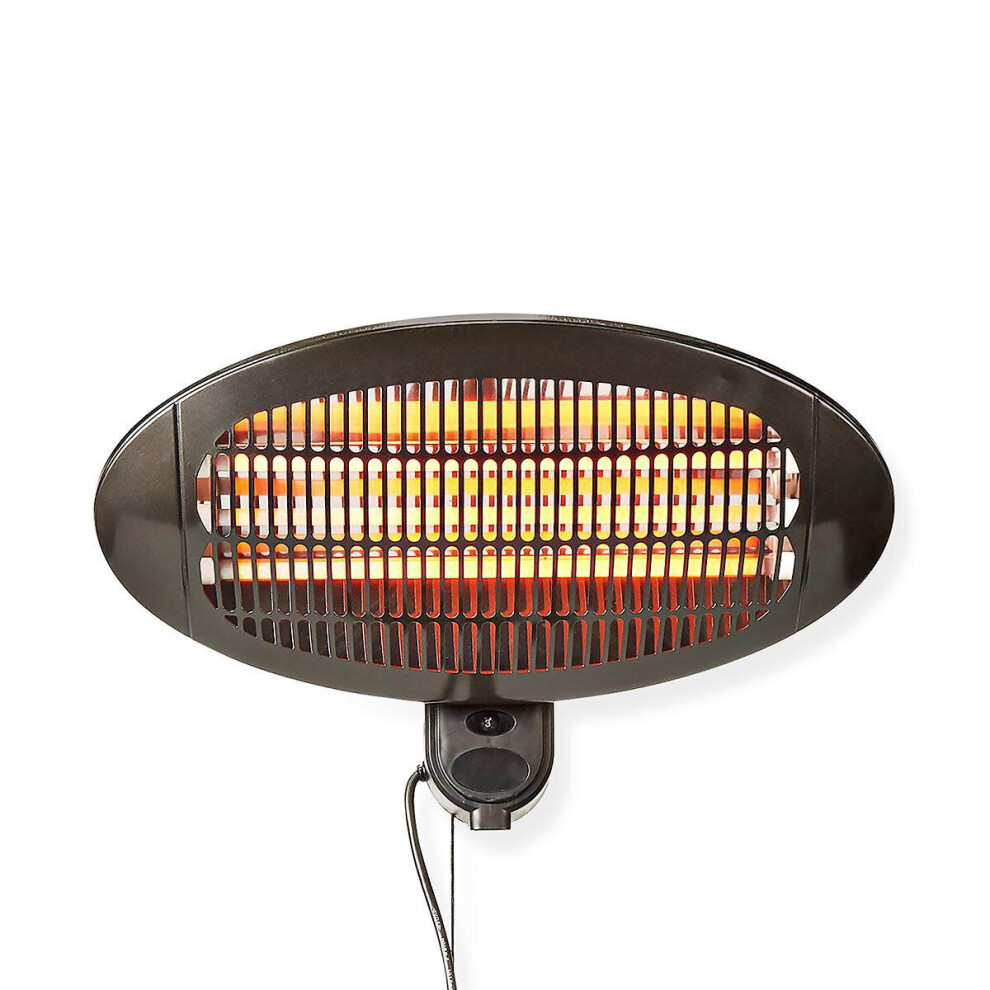 Nedis Patio Heater Wall Mounting 2000W Outdoor Space BBQ Heating