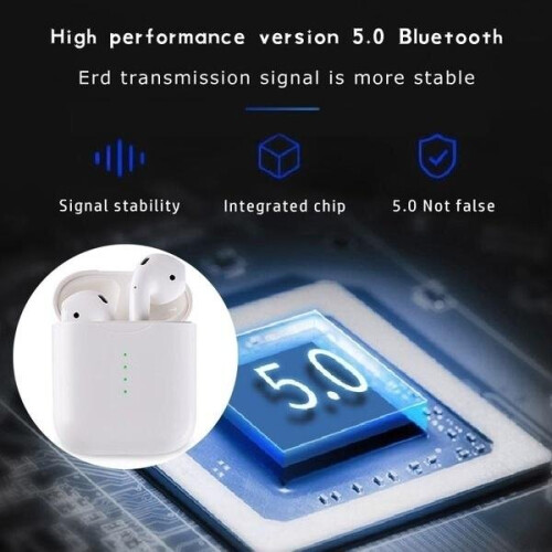 I10 TWS WIRELESS HEADPHONE WITH WIRELESS CHARGING 5.0 BLUETOOTH HEADPHONE 1