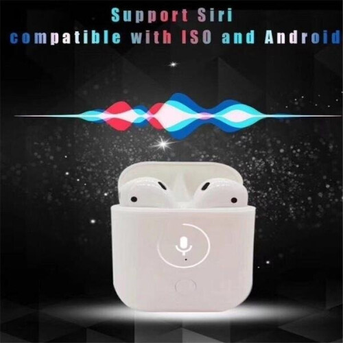 I10 TWS WIRELESS HEADPHONE WITH WIRELESS CHARGING 5.0 BLUETOOTH HEADPHONE 2