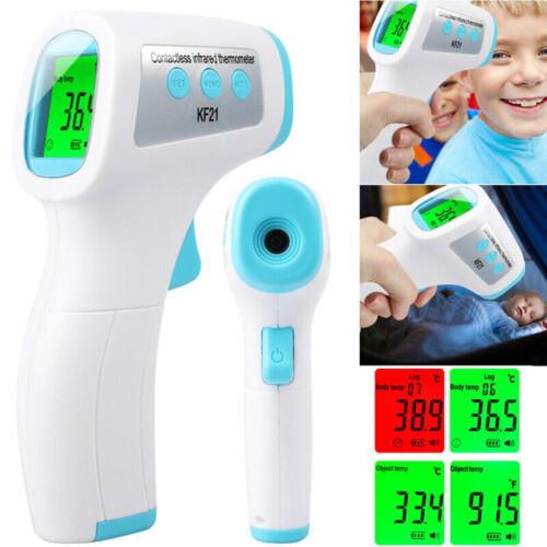 Non-contact IR Infrared LCD Digital Thermometer Forehead Body Temperature Meter