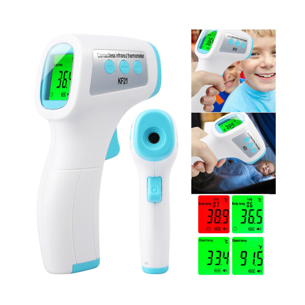 Non-contact IR Infrared LCD Digital Thermometer Forehead Body Temperature Meter