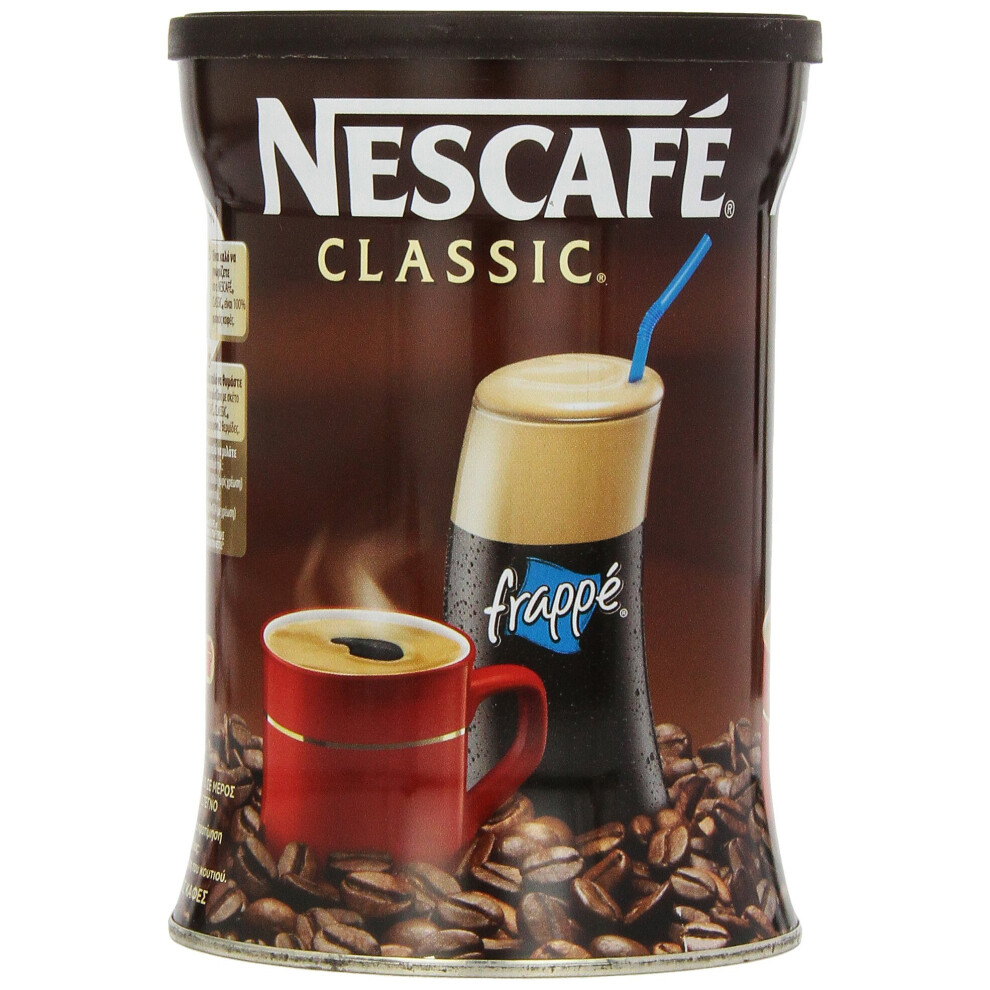 Nescafe Classic Instant Greek Coffee, Ounce Size 7.08