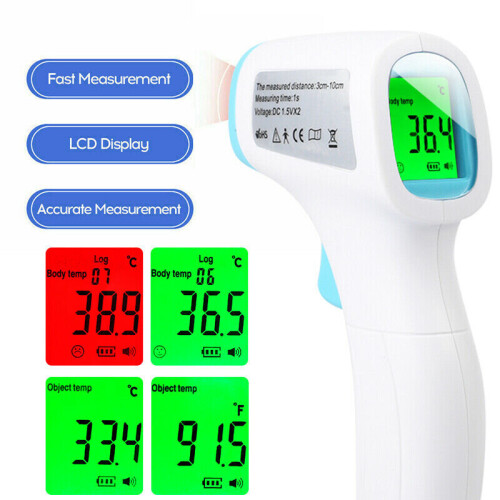 Non-contact IR Infrared LCD Digital Thermometer Forehead Body Temperature Meter 2