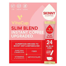VitaCup, Schlank Instantkaffee, Mittlere Röstung, 24 Einzelportionen-Sticks, je 0,13 oz (3,7 g)