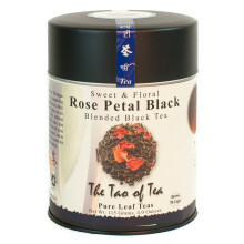 Le Tao du Thé, Thé Noir Assemblé Doux et Floral, Rose Pétale Noir, 4 oz (115 g)