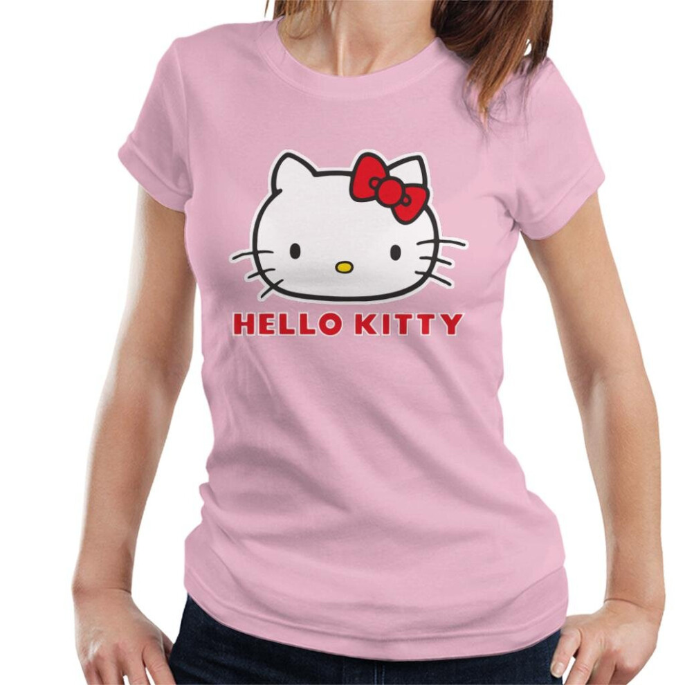 (Small, Light Pink) Hello Kitty Classic Pose Women's T-Shirt