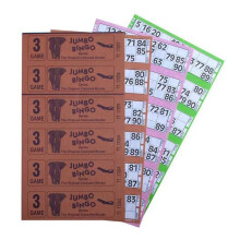 750 6 To View Bingo Booklets - 3 Games