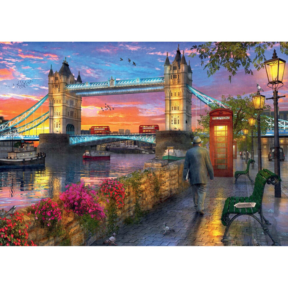 1000 Piece London Tower Bridge At Sunset 1000 Piece  Jigsaw Puzzle