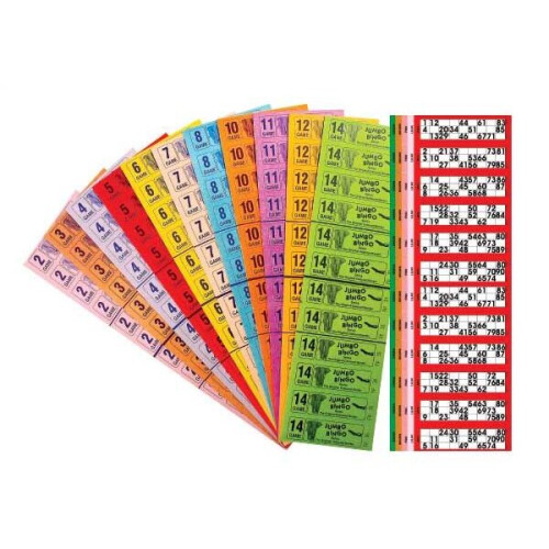 1500 12 To View Bingo Booklets - 3 Games