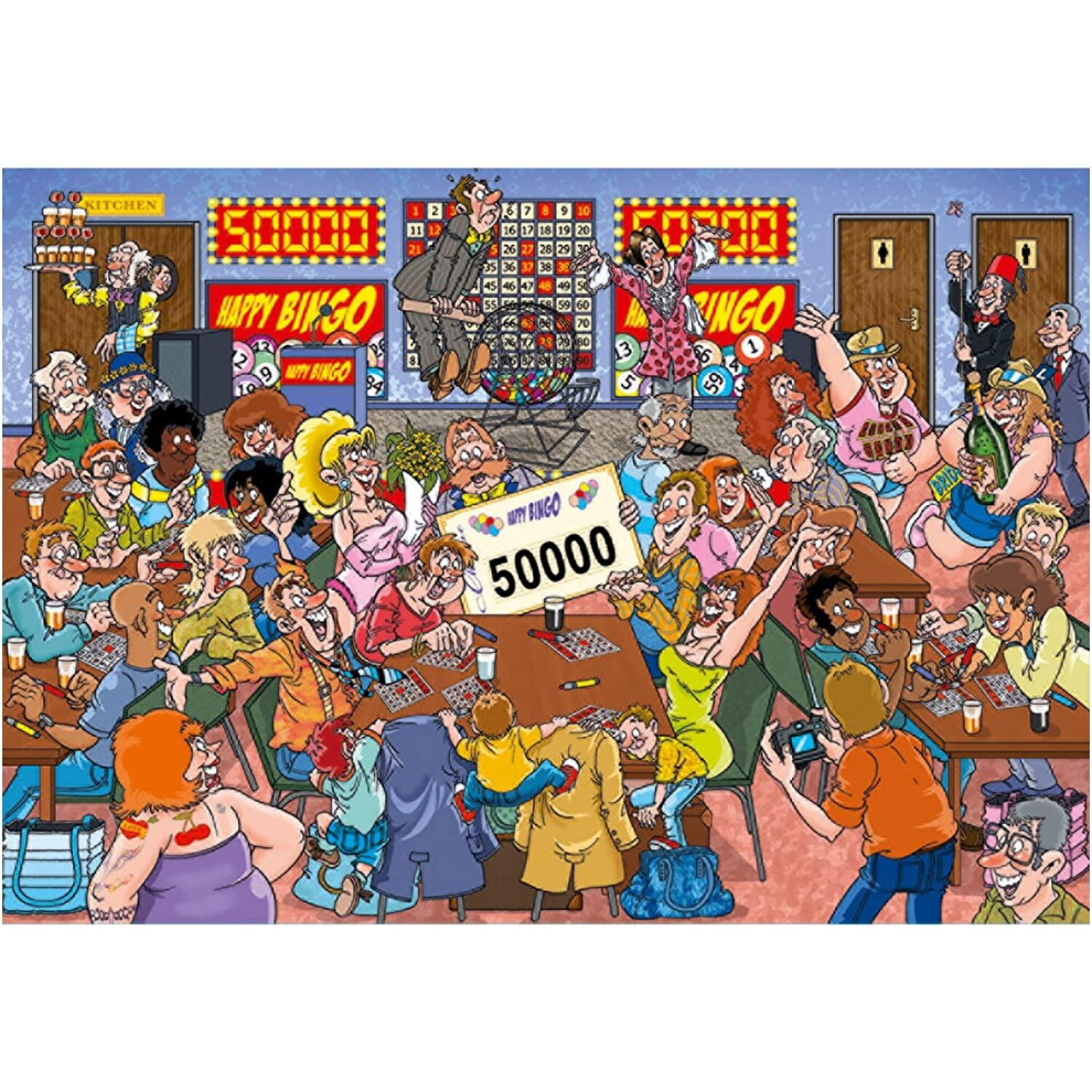 Wasgij Mystery 19 Bingo Blunder! Jigsaw Puzzle (1000 Pieces)