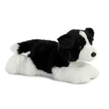 Aurora Flopsies - Border Collie Dog Soft Toy 30cm - Plush Soft Toy