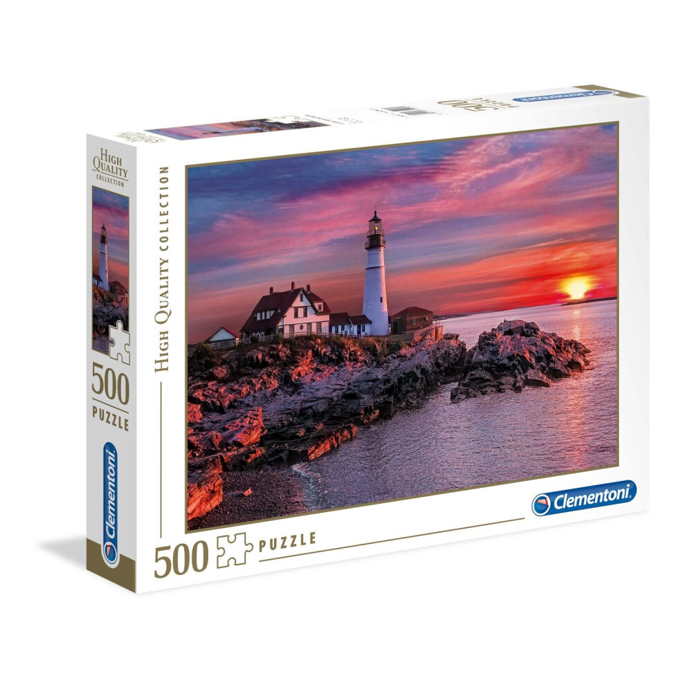 Clementoni Portland Head Light High Quality Jigsaw Puzzle (500 Pieces)