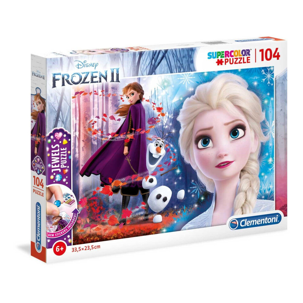 New Clementoni Disney Frozen 2 Jewels Jigsaw Puzzle (104 Pieces) 20164