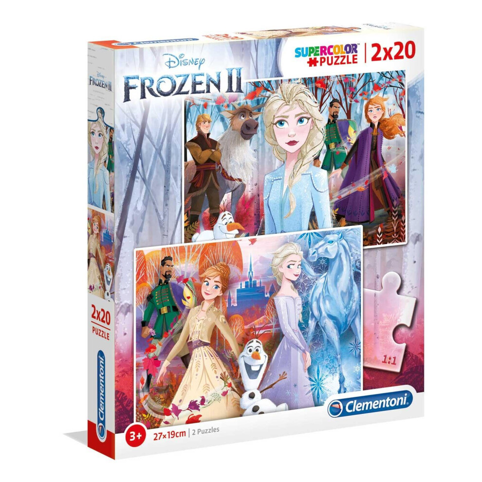 New Clementoni Disney Frozen 2 Jigsaw Puzzles (2 X 20 Pieces) 24759