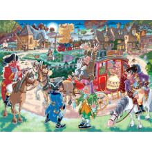 Wasgij Destiny 21 Highway Hold Up! Jigsaw Puzzle (1000 pieces)