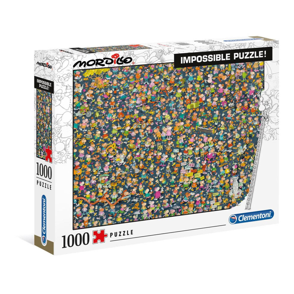 Clementoni Mordillo Impossible Jigsaw Puzzle (1000 Pieces)