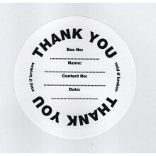 10 Security Seals / Labels for Eco Charity Money Collection Boxes