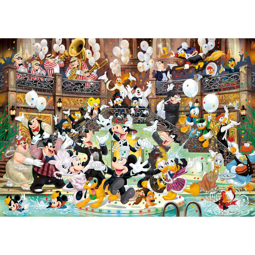 New Clementoni Disney Disney Gala High Quality Jigsaw Puzzle (6000 Pieces) 36525