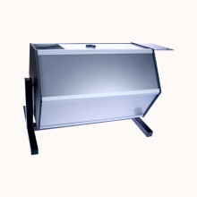 Desktop Raffle/Tombola Drum Large (Size 3) - Silver