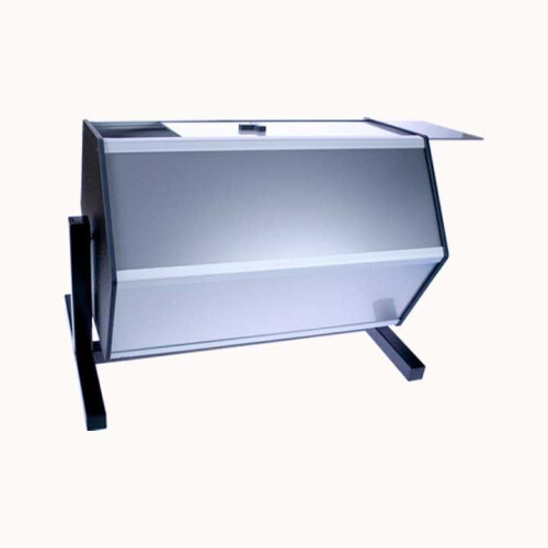 Desktop Raffle/Tombola Drum Large (Size 3) - Silver