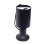 Round Charity Money Collection Box - Black 1