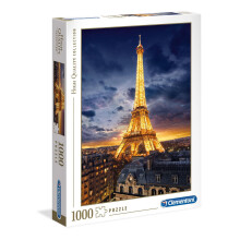 Clementoni - 39514 Eiffeltoren Puzzel 1000 Stukken Volwassen Puzzel