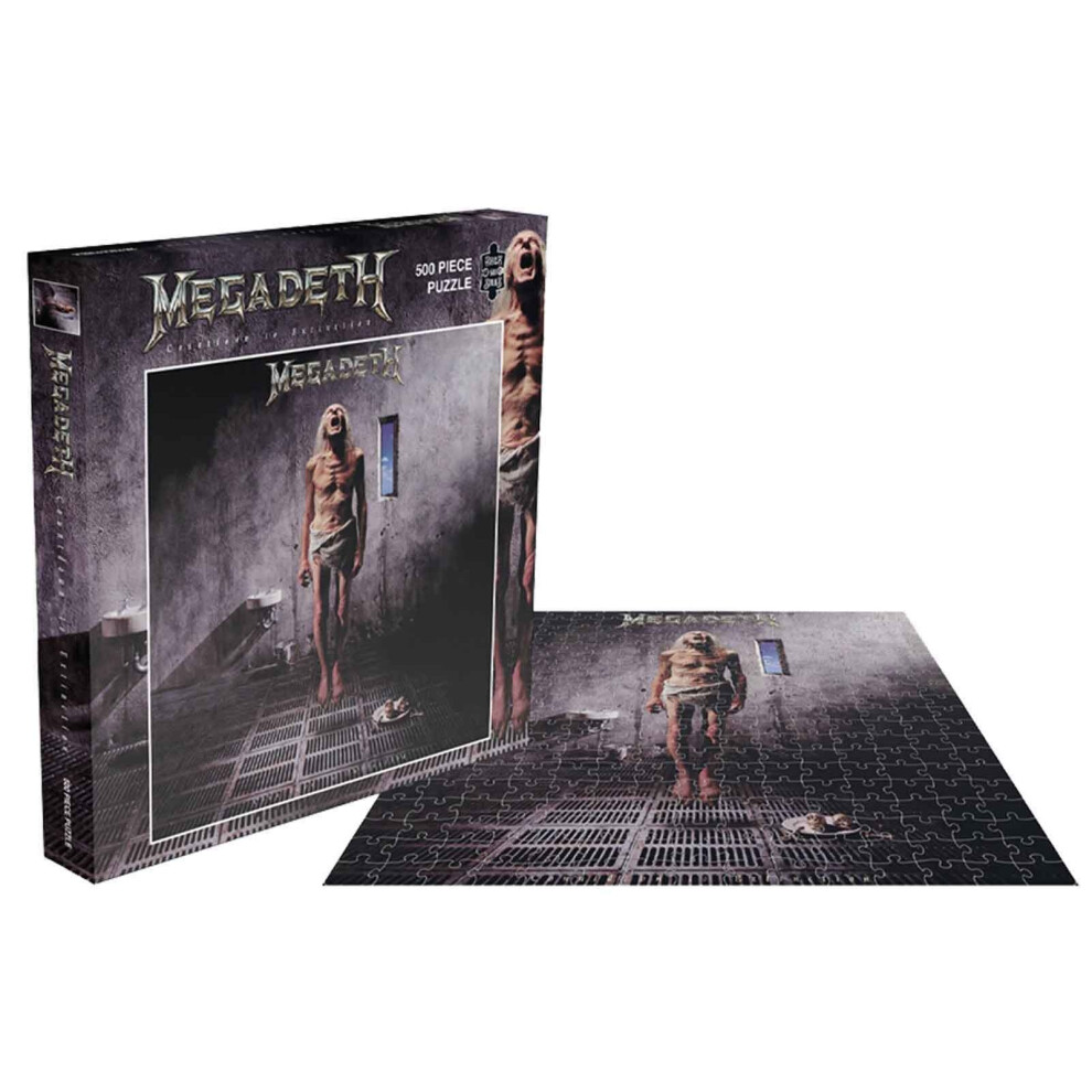 Photos - Jigsaw Puzzle / Mosaic Megadeth Jigsaw Puzzle Countdown To Extinction Album Cover Official 500 Piece RSAW114PZ